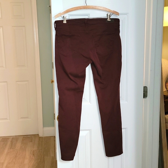 AG Adriano Goldschmid The Legging Ankle / Super Skinny Ankle - Dark Sangria - Picture 8 of 8